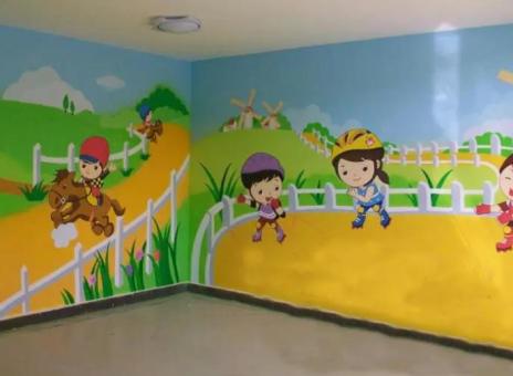  万安幼儿园墙体彩绘制作流程及注意事项
