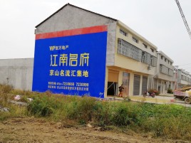  万安农村墙体广告在不同形式上面展现的不同特色