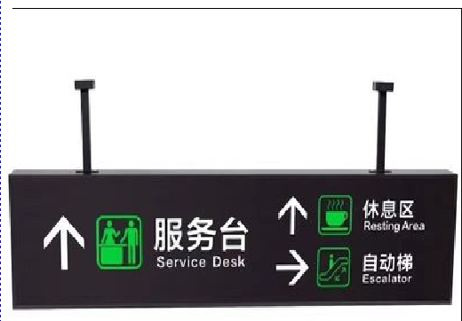  万安吊牌灯箱制作流程。