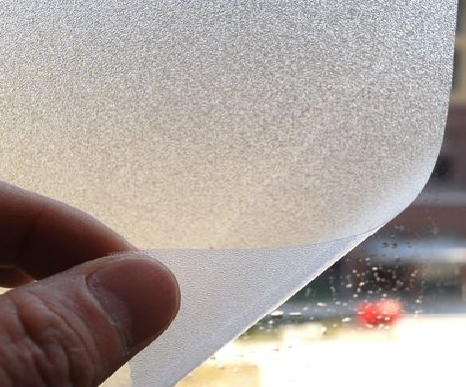  万安玻璃门外面粘广告用什么材料好？