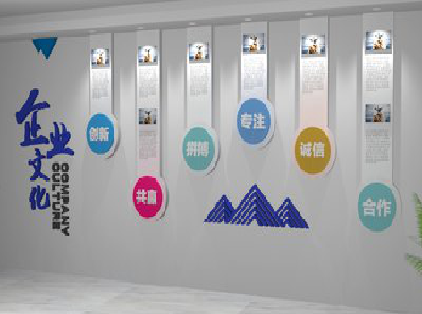  万安企业文化墙需要传递什么办公文化？